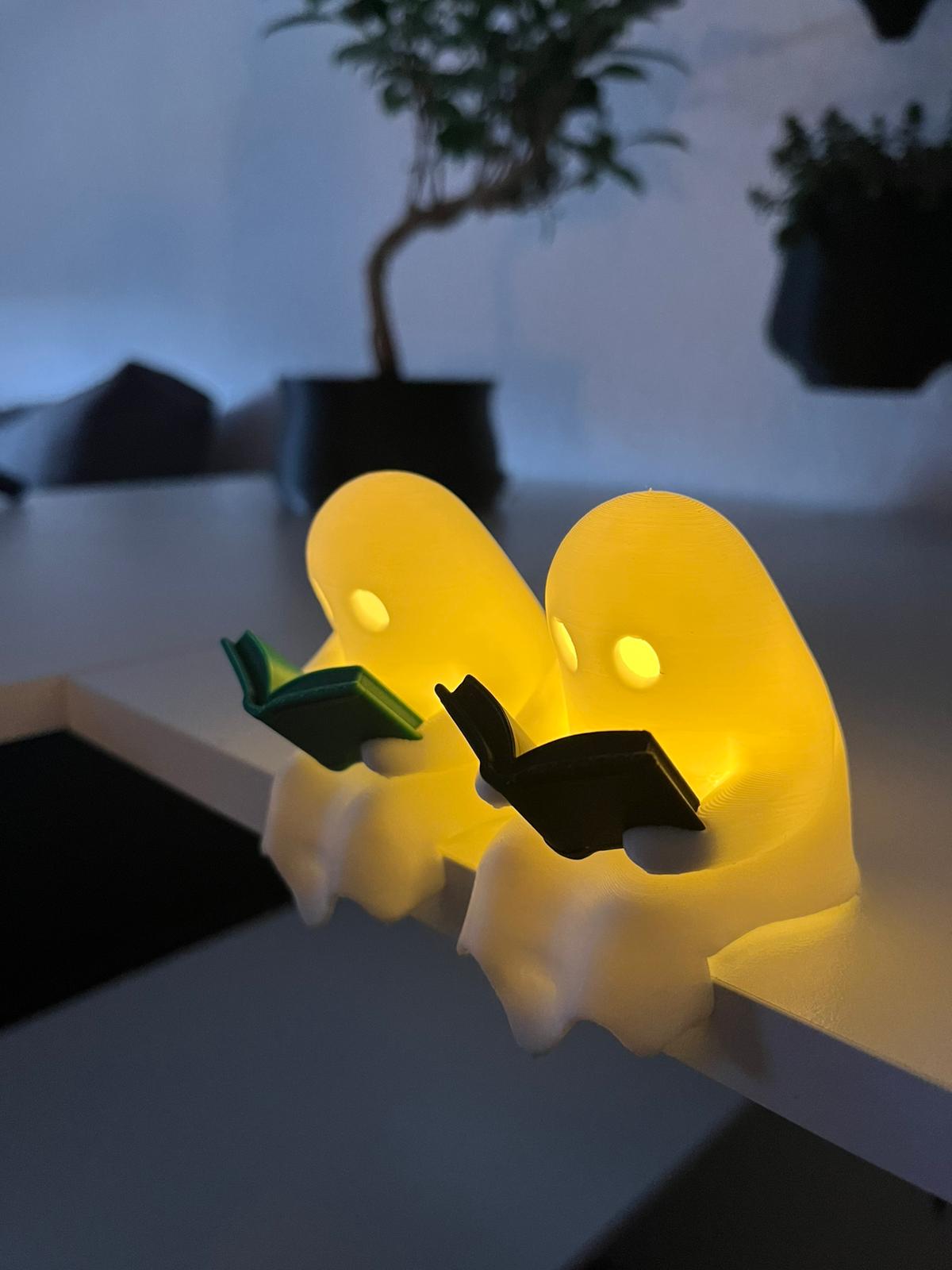 Lesendes Geist-Deko-Licht – 3D-gedrucktes LED-Teelicht