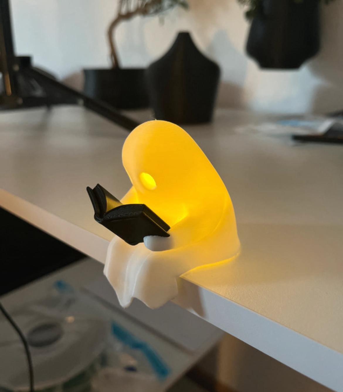Lesendes Geist-Deko-Licht – 3D-gedrucktes LED-Teelicht